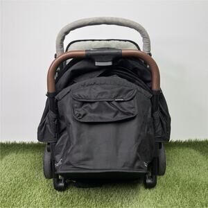 Summer Lightweight Stroller Black Gray Hood Canopy Five-Point Harness